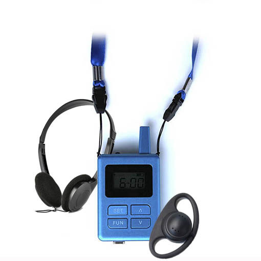 Ricevitore radio guida SPL-1360 modello magnetico (radioguide, radio guide)